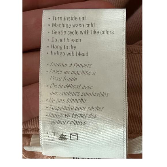 Paige pants Rianne Slash Pocket Chino pink size 27 - Picture 5 of 6